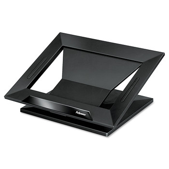 Fellowes Mfg Co. 8038401 Designer Suites 13.19 in. x 11.19 in. x 4 in. Laptop Riser Supports up to 25 lbs. - Black Pearl