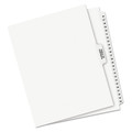 Just Launched | Avery 11372 11 in. x 8.5 in. 26-Tab Preprinted Legal Exhibit Side 26 to 50 Tab Index Dividers - White (1-Set) image number 1