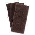 Sponges & Scrubbers | 3M 8541 4.62 in. x 10 in. Doodlebug Utility Pad - Brown (10/Carton) image number 0