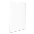 Office Presentation Supplies | Deflecto 588601 8.5 in. x 11 in. Insert Superior Image Cubicle Sign Holder - Clear image number 4