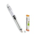 Pens | BIC MMLP1-AST 4-Color 3 plus 1 Medium 1 millimeter Pen/0.7 millimeter Pencil Retractable Ballpoint Pen/Pencil - Black/Blue/Red Ink/Gray/White Barrel (1-Set) image number 3