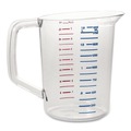 Just Launched | Rubbermaid Commercial FG321700CLR 2 qt. Bouncer Measuring Cup - Clear image number 1