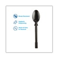 Cutlery | Dixie DUSSPT5 SmartStock Tri-Tower Dispensing System Polypropylene Cutlery Mediumweight Plastic Spoon - Black (960/Carton) image number 1