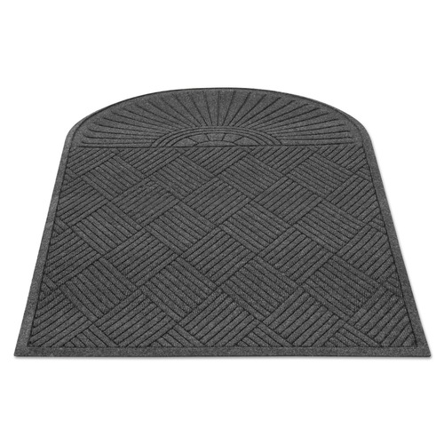 Floor Mats | Guardian EGDSF030604 EcoGuard 36 in. x 72 in. Diamond Single Fan Floor Mat - Charcoal image number 0