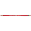 Pencils | Prismacolor 20045 0.7 mm 2B Col-Erase Pencil with Eraser - Carmine Red Lead/Carmine Red Barrel (1-Dozen) image number 1
