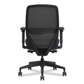 Office Chairs | HON HONNR12SAMP13BT Nucleus Series 16.63 in. to 21.13 in. Seat Height Up to 300 lbs. Recharge Task Chair - Navy Seat, Black Back/Base image number 3