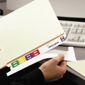 Labels | Smead 66006 1.5 in. x 7.5 in. Color-Coded Smartstrip Inkjet Refill Label Forms - Assorted, White (250/Pack) image number 9