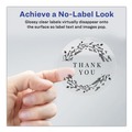 Labels | Avery 04222 0.75 in. Diameter Printable Self-Adhesive Permanent ID Labels with Sure Feed - Clear (400/Pack) image number 1