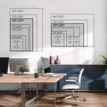 White Boards | U Brands 2075U00-01 30 x 20 Magnetic Dry Erase Calendar with Decor Frame - White Surface/White Wood Frame image number 2