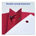 Just Launched | Avery 47979 0.5 in. Capacity 11 in. x 8.5 in. Prong Fastener Two-Pocket Folder - Red (25/Box) image number 5