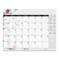 Bulletin Boards | House of Doolittle 1976 18.5 in. x 13 in. 12-Month (Jan-Dec) 2026 Recycled Desk Pad Calendar - Wild Flowers Artwork image number 3