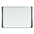 White Boards | MasterVision MVI270201 72 in. x 48 in. Gold Ultra Magnetic Dry Erase Boards - White/Black image number 0
