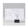 Binding Spines & Combs | Universal UNV10199 Binder Clips - Mini, Black/Silver (1 Dozen) image number 6