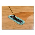  | Rubbermaid Commercial FGQ41800GR00 18 in. Microfiber Dust Pad with Fringe - Green (6/Carton) image number 3