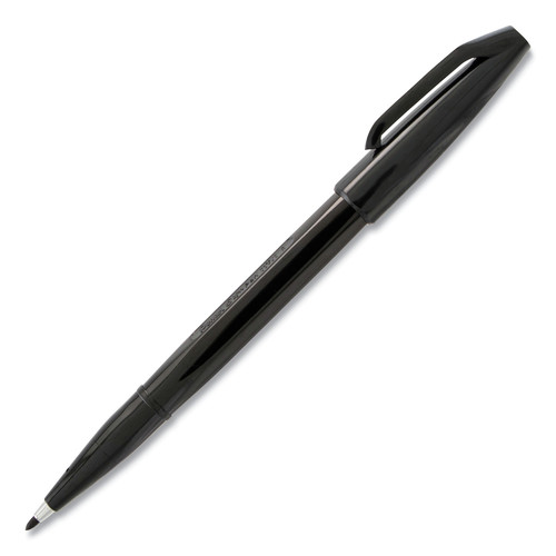 Pens | Pentel Arts S520-A Sign Pen Extra-Fine Bullet Tip Fine Point Color Marker - Black (1-Dozen) image number 0