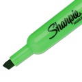 Highlighters | Sharpie 25026 Chisel Tip Tank Style Highlighters - Fluorescent Green Ink/Green Barrel (1-Dozen) image number 2