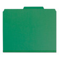 File Folders | Smead 14063 2 in. Expansion Recycled Pressboard 6-Fastener Classification Folders - Letter Size/Green Exterior (10/Box) image number 1