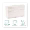 Paper Towels and Napkins | Windsoft 101C 10.2 in. x 13.25 in. 1-Ply C-Fold Paper Towels - White (200/Pack, 12 Packs/Carton) image number 4