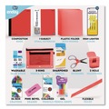 Arts & Crafts Supplies | enday 1319 Back to School Supplies Kit for Grades K-5 - Red (1-Kit) image number 2
