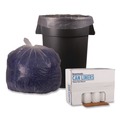 Trash Bags | Boardwalk X8046DCKR01 40 in. x 46 in. 45 gal. 1.4 mil Recycled Low-Density Polyethylene Can Liners - Clear (100/Carton) image number 2