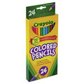 Pencils | Crayola 684024 3.3 millimeter 2B Long-Length Colored Pencil - Assorted Lead and Barrel Colors (1-Set) image number 1