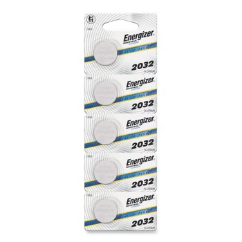 Energizer ECRN2032 3V Industrial Lithium CR2032 Coin Battery with Tear-Strip Packaging (100/Box)