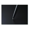 Pens | Parker 1953184 1 mm Medium Jotter Retractable Ballpoint Pen - Blue Ink, Black/Chrome Barrel image number 3