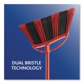 Brooms | O-Cedar 175073EA 53.88 in. Handle One Sweep Broom with Dustpan - Red/Black/Gray image number 1