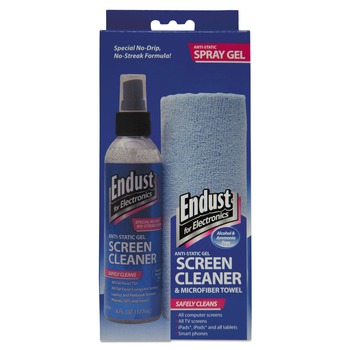  | Endust for Electronics 12275 6 oz. Pump Spray Bottle LCD/Plasma Cleaning Gel Spray with Microfiber Cloth (1-Kit)
