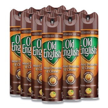 FURNITURE CLEANERS | OLD ENGLISH 62338-74035 Furniture Polish, Fresh Lemon Scent, 12.5 Oz Aerosol Spray, 12/carton