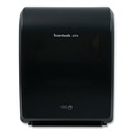 Paper Towel Holders | Boardwalk 33GREEN35XTRA-BNDL 12.31 in. x 9.31 in. x 15.94 in. Black Xtra Electronic Hand Towel Dispenser with 1-Ply 8 in. x 800 ft. White Xtra Roll Towels Bundle (6 Rolls/Carton) image number 3