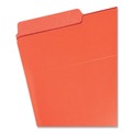 File Folders | Smead 75406 1/2-Cut Tabs Letter Size Organized Up Heavyweight Vertical File Folders - Assorted Fuchsia/Orange/Peridot Green (6/Pack) image number 5