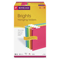 File Folders | Smead 64159 Legal Size 1/5-Cut Tabs Colored Hanging File Folders - Assorted Colors (25/Box) image number 4