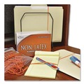 Rubber Bands | Alliance 37176 1 lbs. Box Size 117B 0.04 in. Gauge Non-Latex Rubber Bands - Orange (1-Box) image number 2