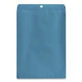 Envelopes & Mailers | Quality Park QUA38737 #90 9 in. x 12 in. 28 lbs. Bond Weight Kraft Square Flap Clasp/Gummed Closure Clasp Envelope - Blue (10/Pack) image number 1