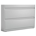Office Filing Cabinets & Shelves | Alera 25506 42 in. x 18.63 in. x 40.25 in. 3 Legal/Letter/A4/A5 Size Lateral File Drawers - Light Gray image number 3