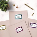 Labels | Avery 42395 EcoFriendly 3.38 in. x 2.33 in. Adhesive Name Badge Labels - White (160/Pack) image number 1