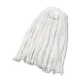 Mops | Boardwalk BWK2024RCT #24 Cut-End Rayon Wet Mop Head - White (12/Carton) image number 0