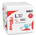 Paper Towels and Napkins | WypAll 05812 L30 Quarter Fold 12.5 in. x 12 in. Towels (90/Polypack, 12 Polypacks/Carton) image number 4
