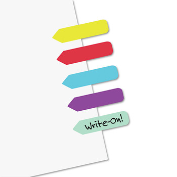 DESK ACCESSORIES AND OFFICE ORGANIZERS | Redi-Tag B72001 Mini Arrow Page Flags - Blue/Mint/Purple/Red/Yellow (154/Pack)