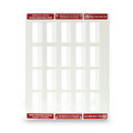 Dividers & Tabs | Redi-Tag B39170 2 in. Wide 1/5-Cut Inkjet Printable Index Tabs - White (300/Pack) image number 3