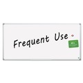 White Boards | MasterVision MA2107790 Gold Ultra 96 in. x 48 in. Aluminum Frame Magnetic Earth Dry Erase Board - White/Silver image number 2