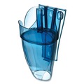 Food Service | San Jamar SAN SI9000 64 - 86 oz. Saf-T-Scoop and Guardian System for Ice Machines - Transparent Blue image number 5
