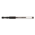 Pens | Universal UNV39510 0.7 mm. Medium Comfort Grip Stick Gel Pen - Black Ink, Clear/Black Barrel (1-Dozen) image number 2