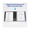 Binders | Avery 79774 3 One Touch EZD Rings 1.5 in. Capacity 11 in. x 8.5 in. Heavy-Duty View Binder with DuraHinge - Purple image number 7