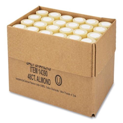 Food Service | Office Snax OFX14390 4 oz. Iodized Salt Shakers (48/Carton) image number 0