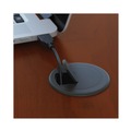 Office Desks & Workstations | Bush WC24446 Series C 71.13 in. x 36.13 in. x 29.88 in. Collection Bow Front Desk - Hansen Cherry/Graphite Gray image number 4