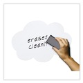 Project & Display Boards | Pacon PAC9014 7 in. x 10 in. Self Stick Dry Erase Clouds - White Surface image number 3