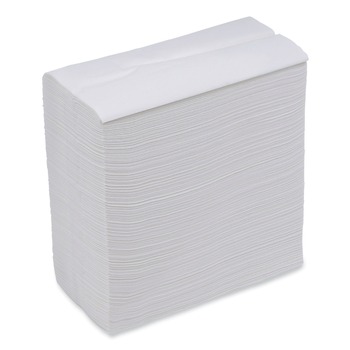 Boardwalk BWK8302 12 in. x 7 in. Tallfold Dispenser Napkin - White (10000/Carton)