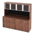Office Desks & Workstations | Alera ALEVA257224WA Valencia Series 70.88 in. x 23.63 in. x 29.5 in. Credenza Shell - Modern Walnut image number 7